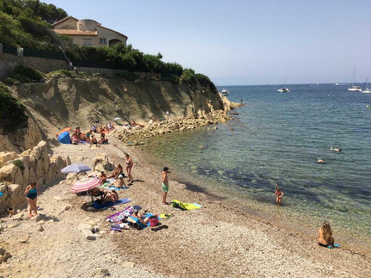 T2 Rez De Jardin 300M Plage De Beaucours Sanary Sur Mer Екстер'єр фото