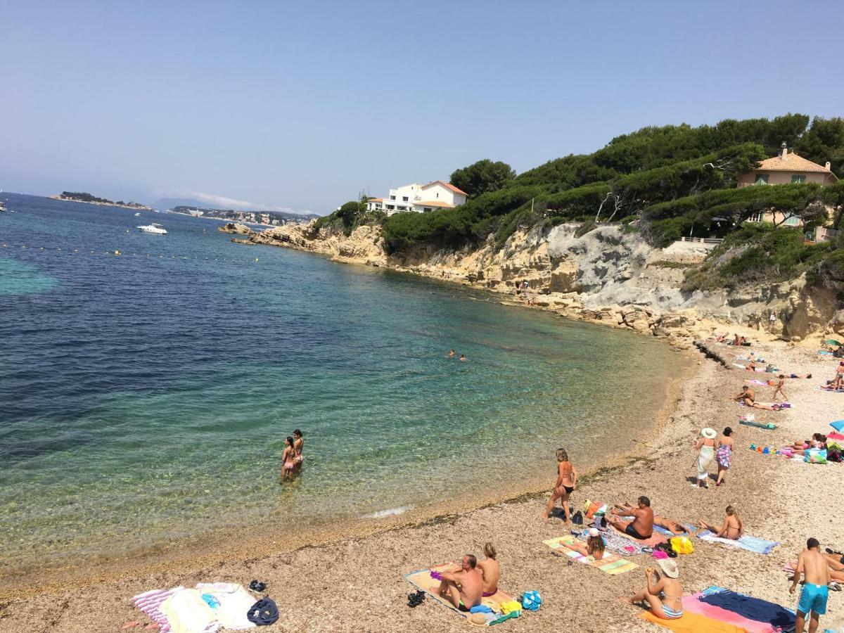 T2 Rez De Jardin 300M Plage De Beaucours Sanary Sur Mer Екстер'єр фото